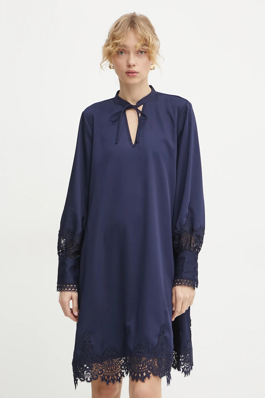 Bruuns Bazaar rochie culoarea bleumarin