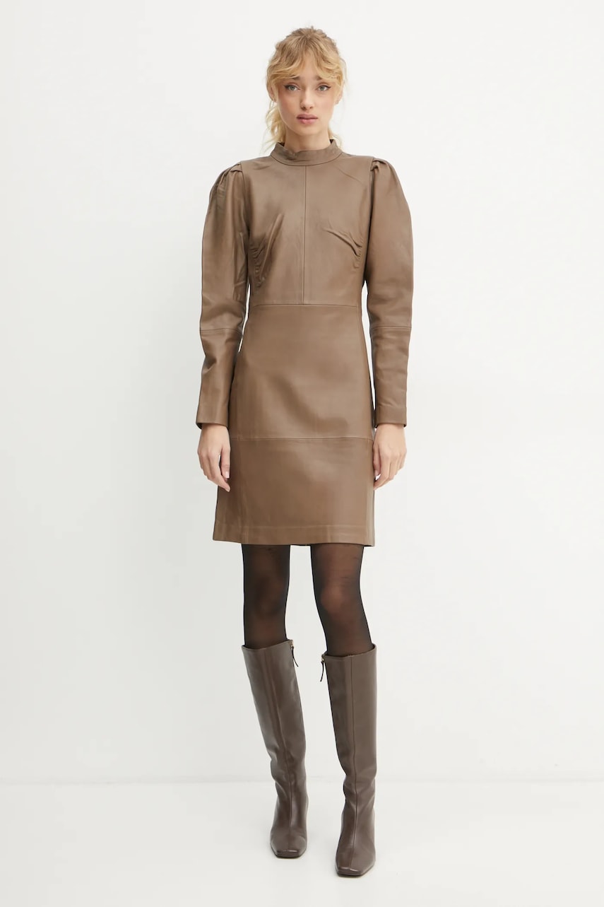 Bruuns Bazaar rochie culoarea maro