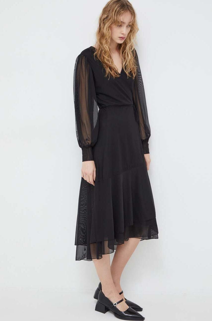 Bruuns Bazaar rochie culoarea negru