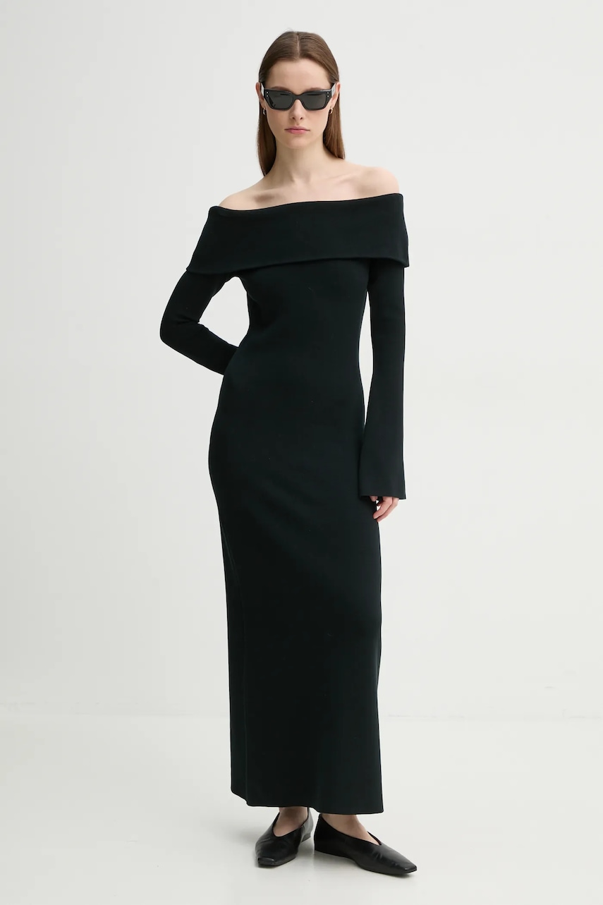 By Malene Birger rochie BENNIE culoarea negru