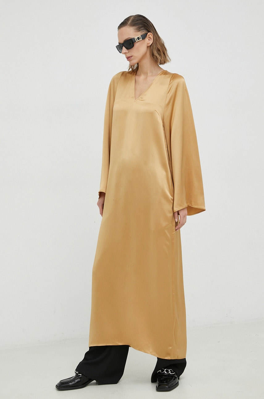 By Malene Birger rochie Brynn culoarea galben