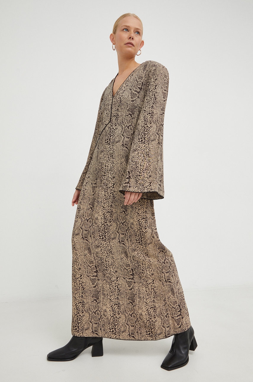 By Malene Birger rochie culoarea maro