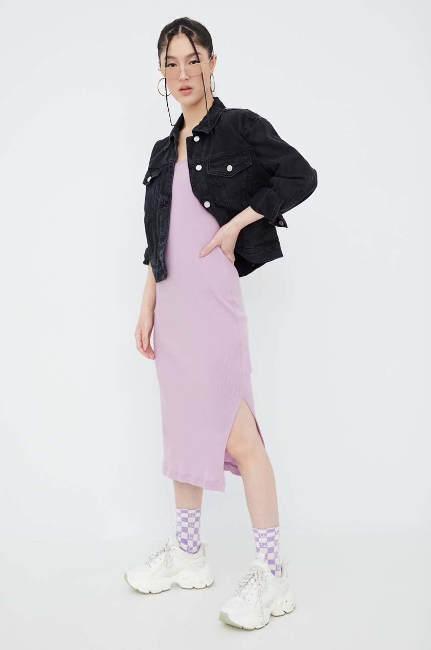 Champion rochie din bumbac 115227 culoarea violet