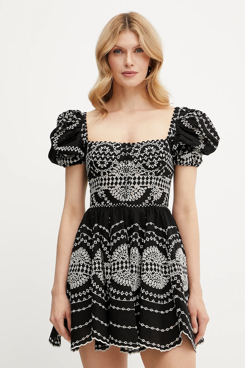Charo Ruiz Ibiza rochie Aliza culoarea negru