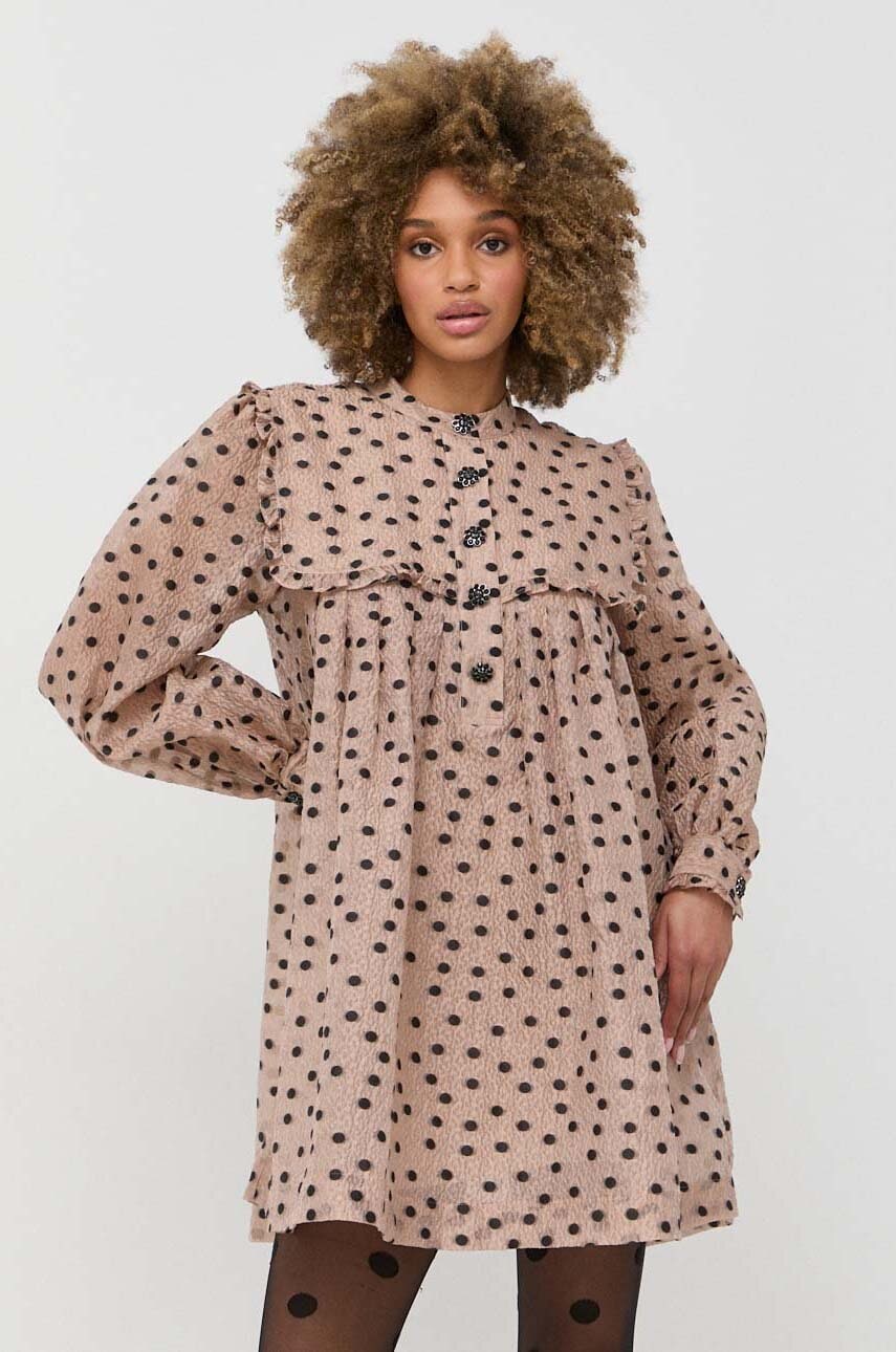 Custommade rochie Kristel culoarea bej