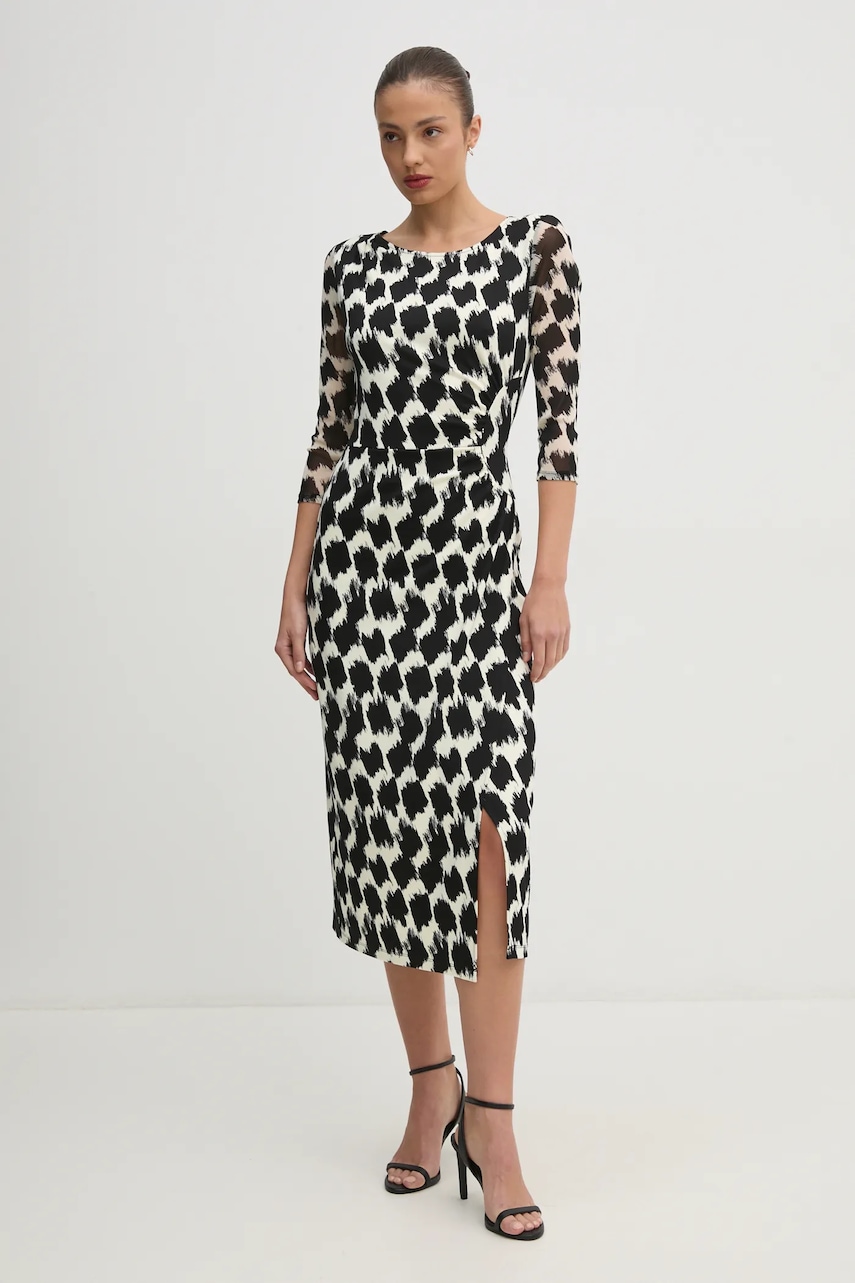 DIANE VON FURSTENBERG rochie culoarea bej