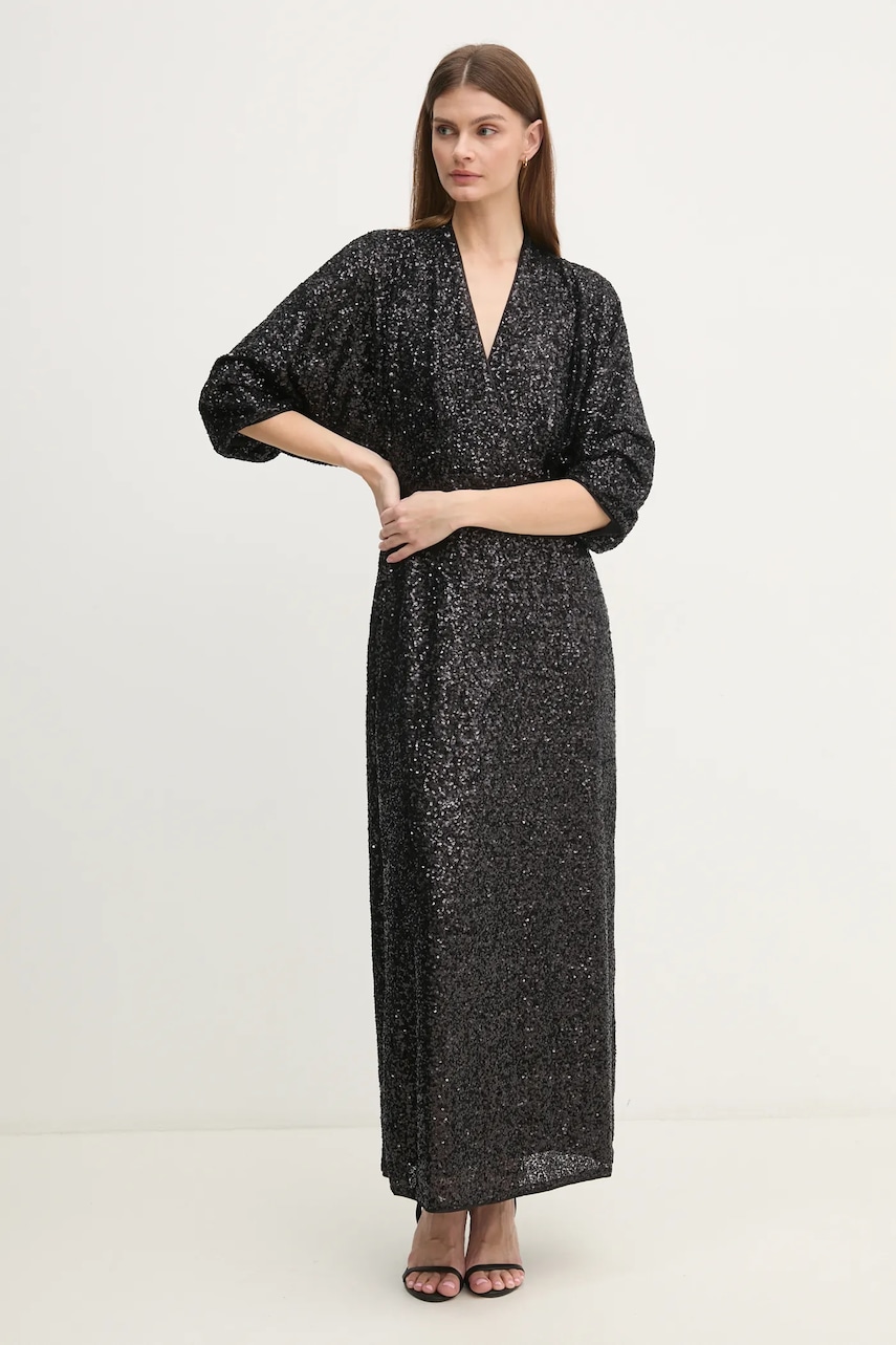 DIANE VON FURSTENBERG rochie culoarea negru