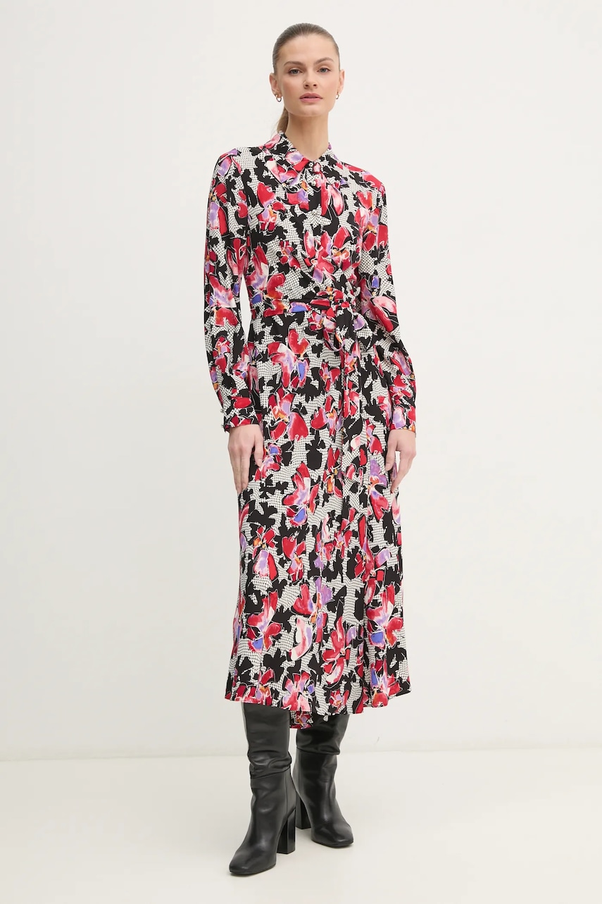 DIANE VON FURSTENBERG rochie culoarea negru