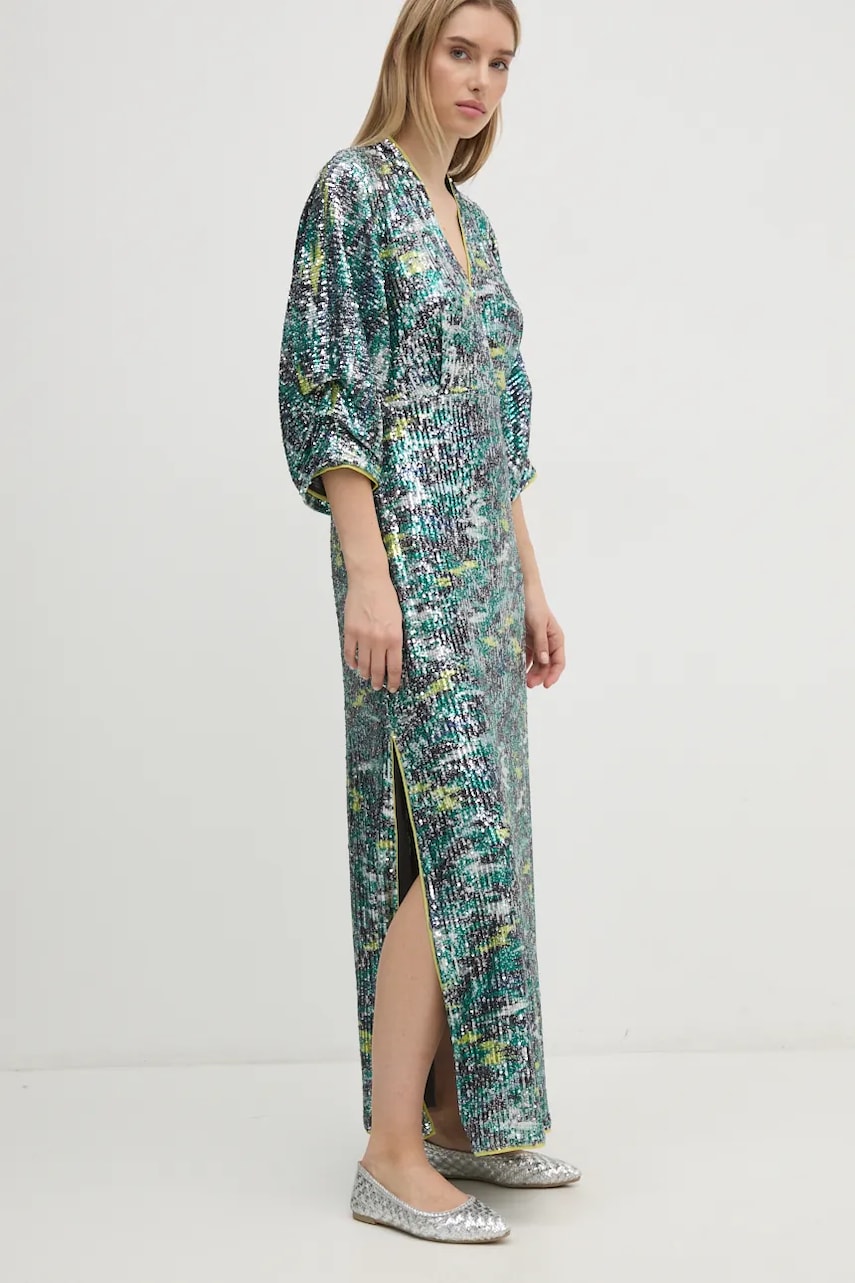 DIANE VON FURSTENBERG rochie culoarea verde