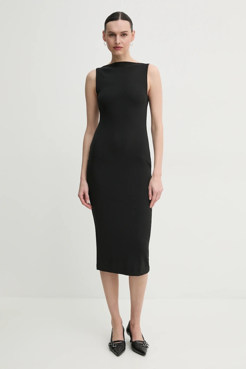 Day Birger et Mikkelsen rochie Myholm culoarea negru