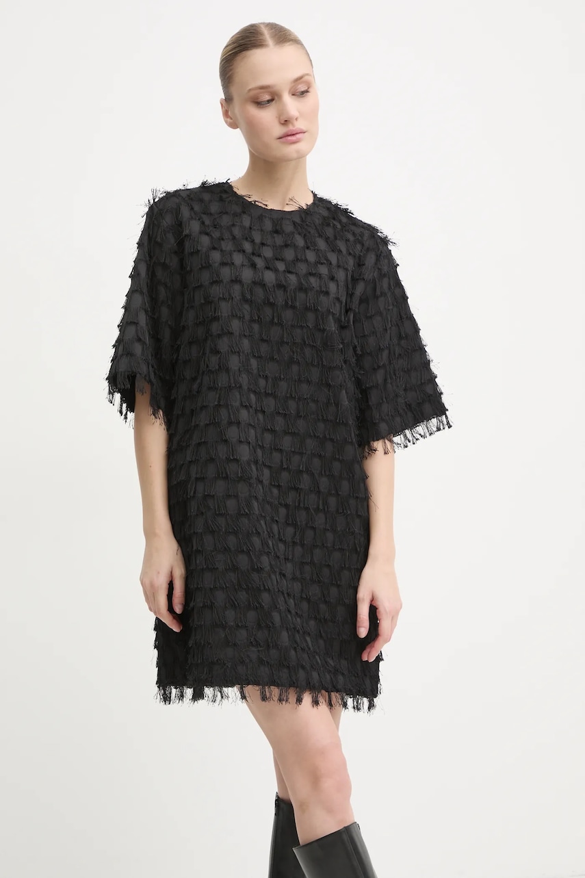 Day Birger et Mikkelsen rochie Nori culoarea negru