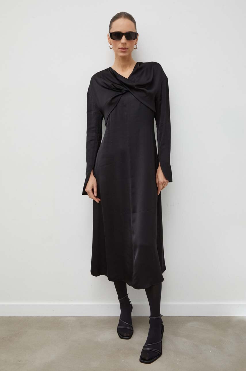 Day Birger et Mikkelsen rochie culoarea negru