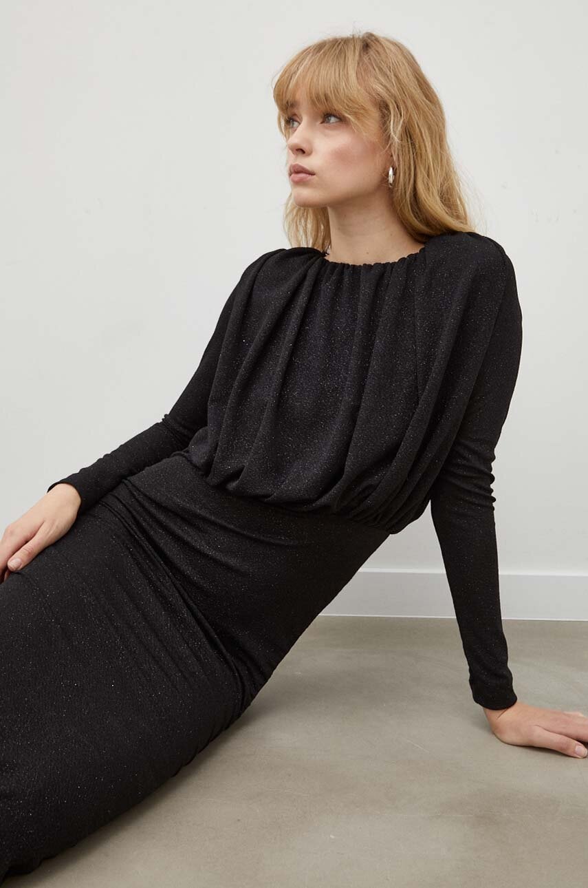 Day Birger et Mikkelsen rochie culoarea negru