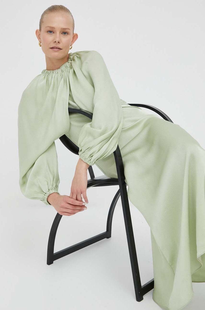 Day Birger et Mikkelsen rochie culoarea verde