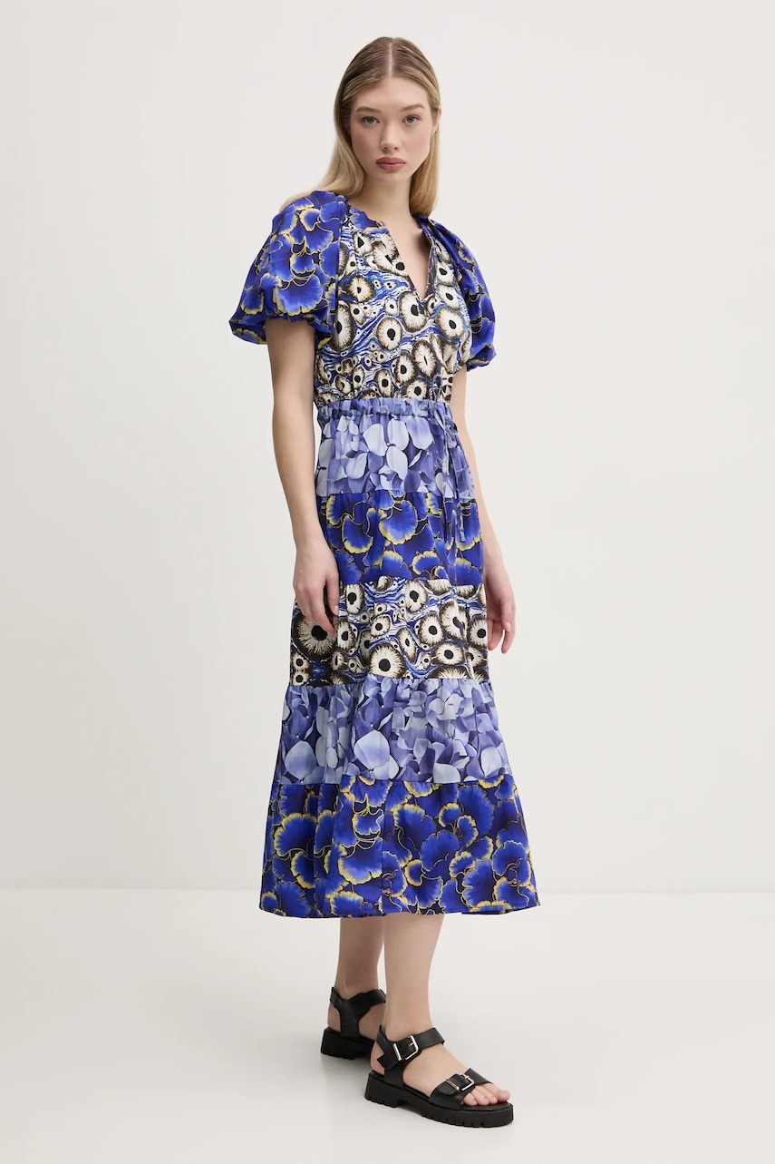 Desigual rochie CELLS LONG_LACROIX maxi