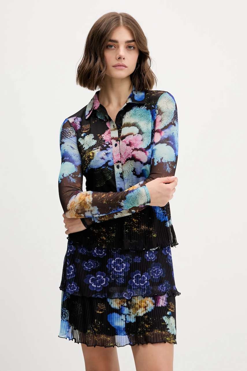 Desigual rochie CORAL LACROIX culoarea negru