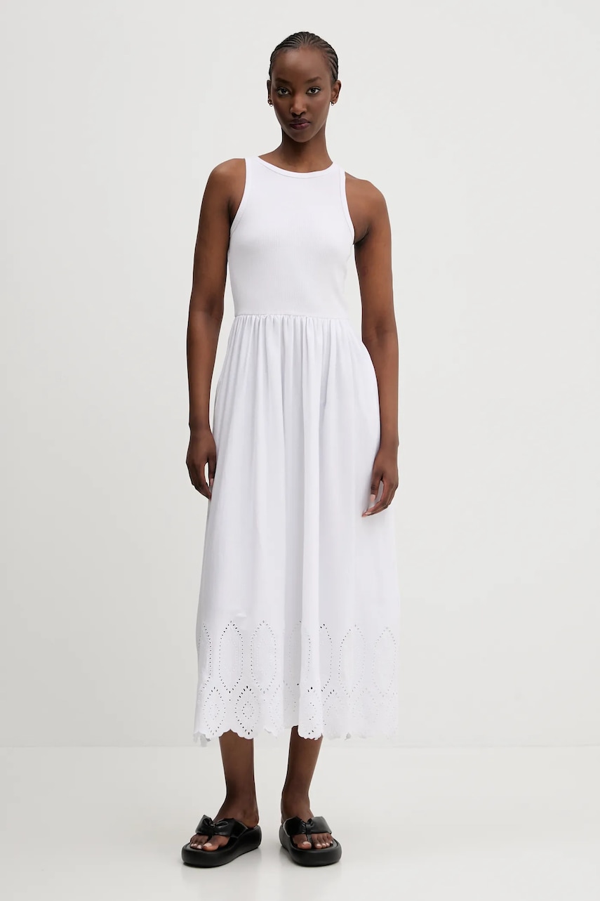 Desigual rochie DIJON culoarea alb