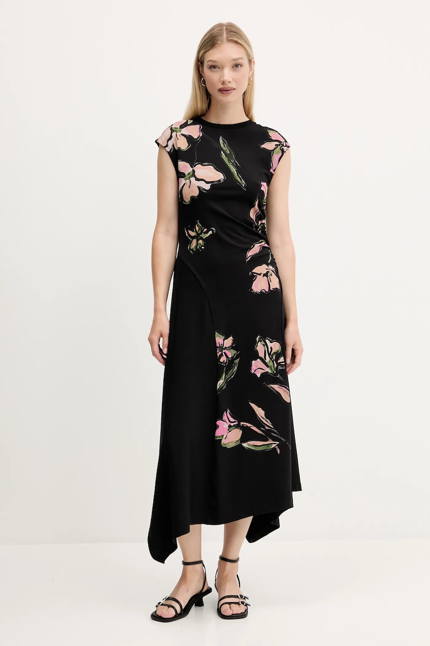 Desigual rochie KATRINA culoarea negru