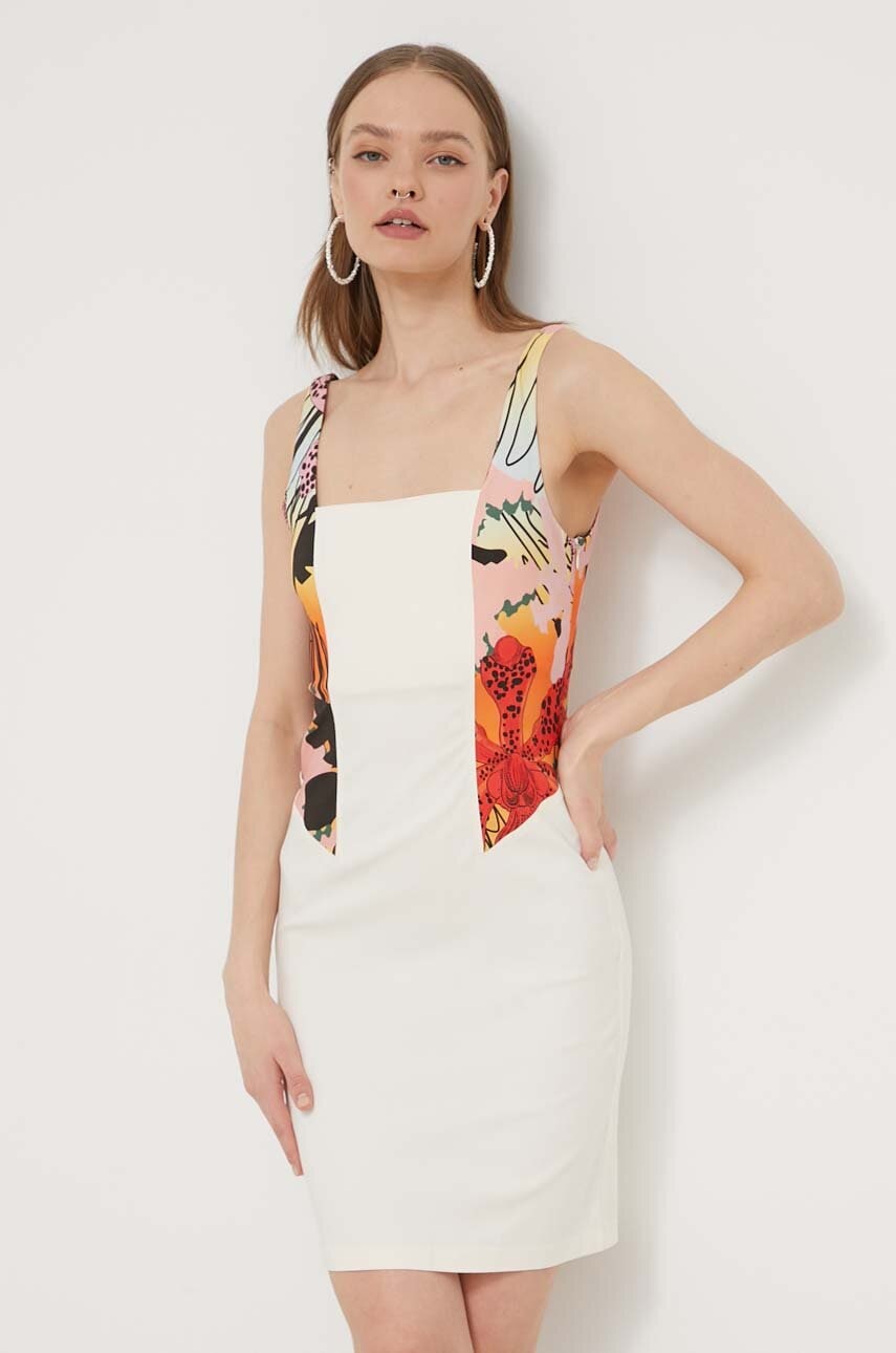 Desigual rochie MARBELLA LACROIX culoarea bej