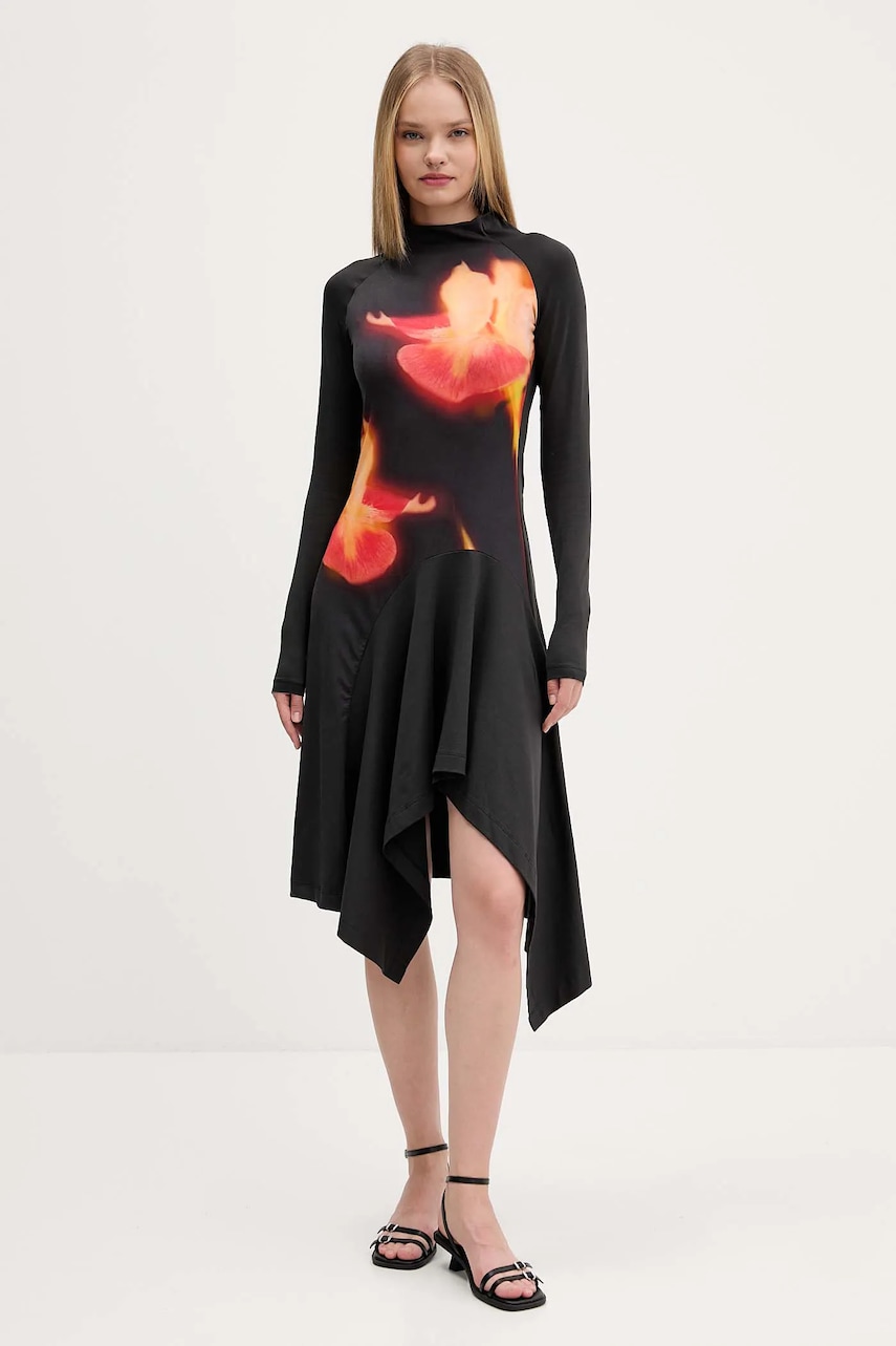 Desigual rochie MILA culoarea negru