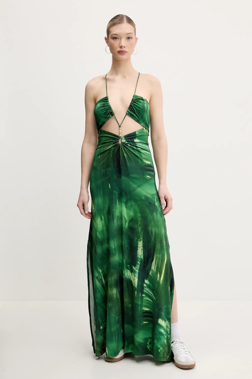 Desigual rochie MONTPELLIER culoarea verde