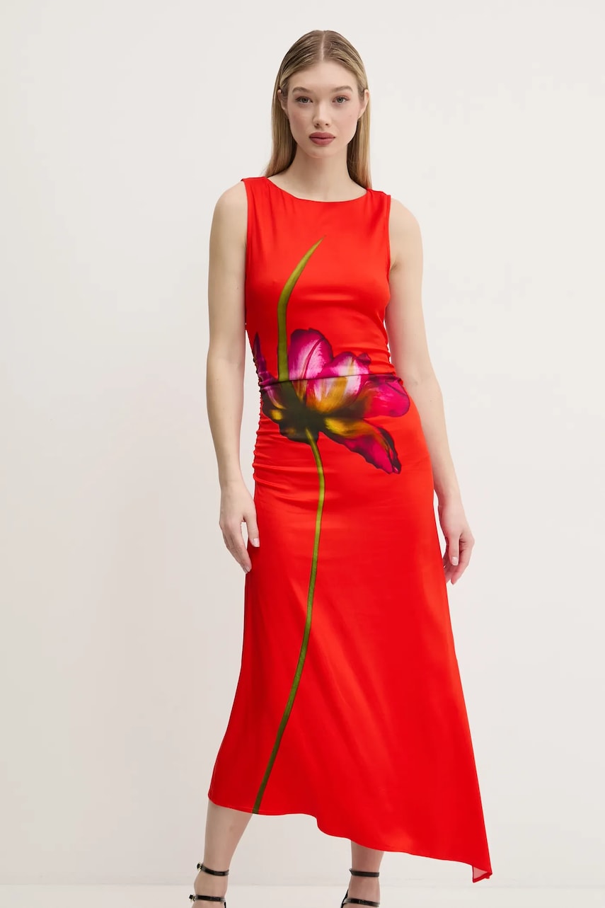 Desigual rochie REIMS culoarea rosu