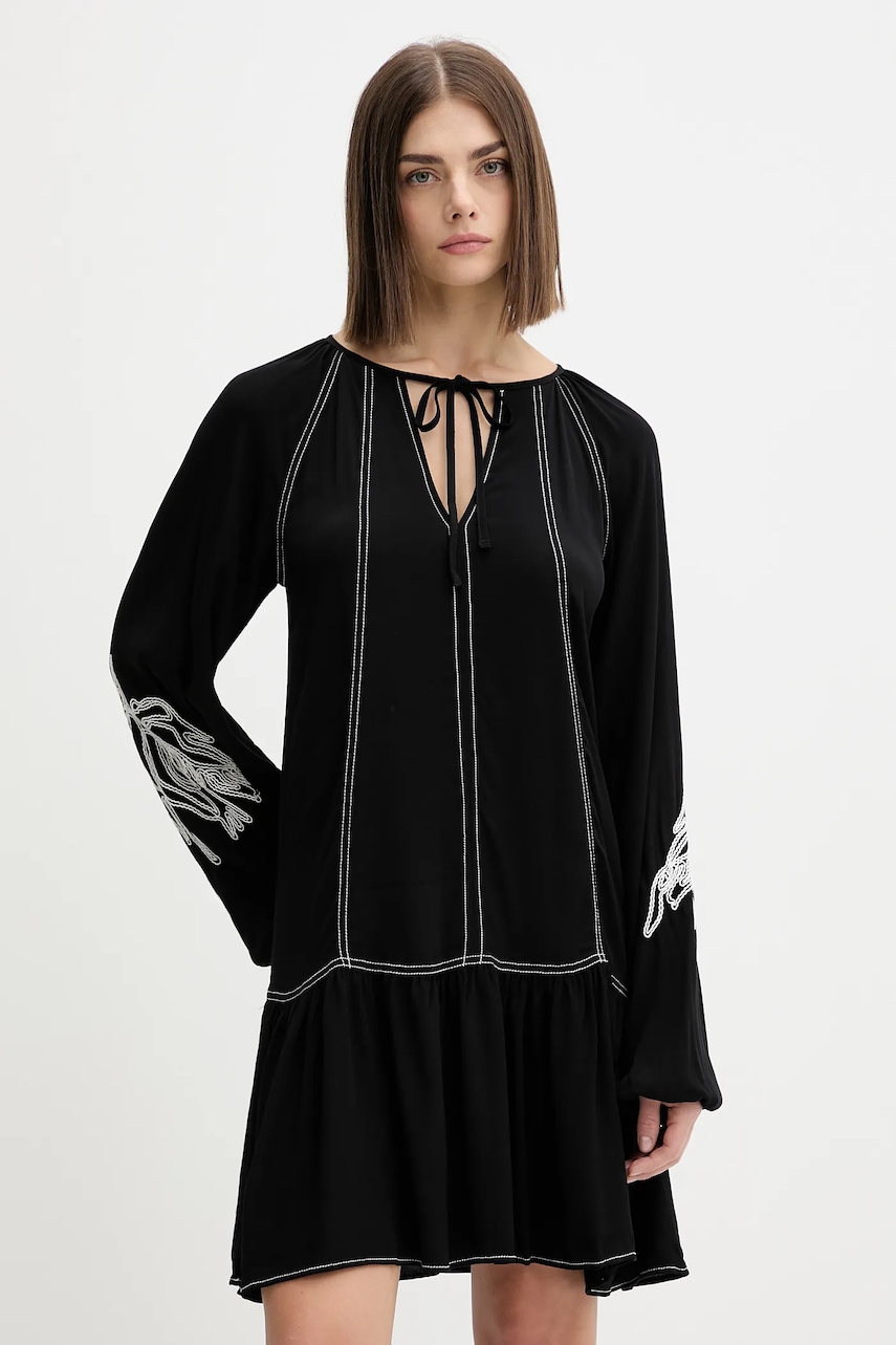 Desigual rochie SILVIANEGRO culoarea negru