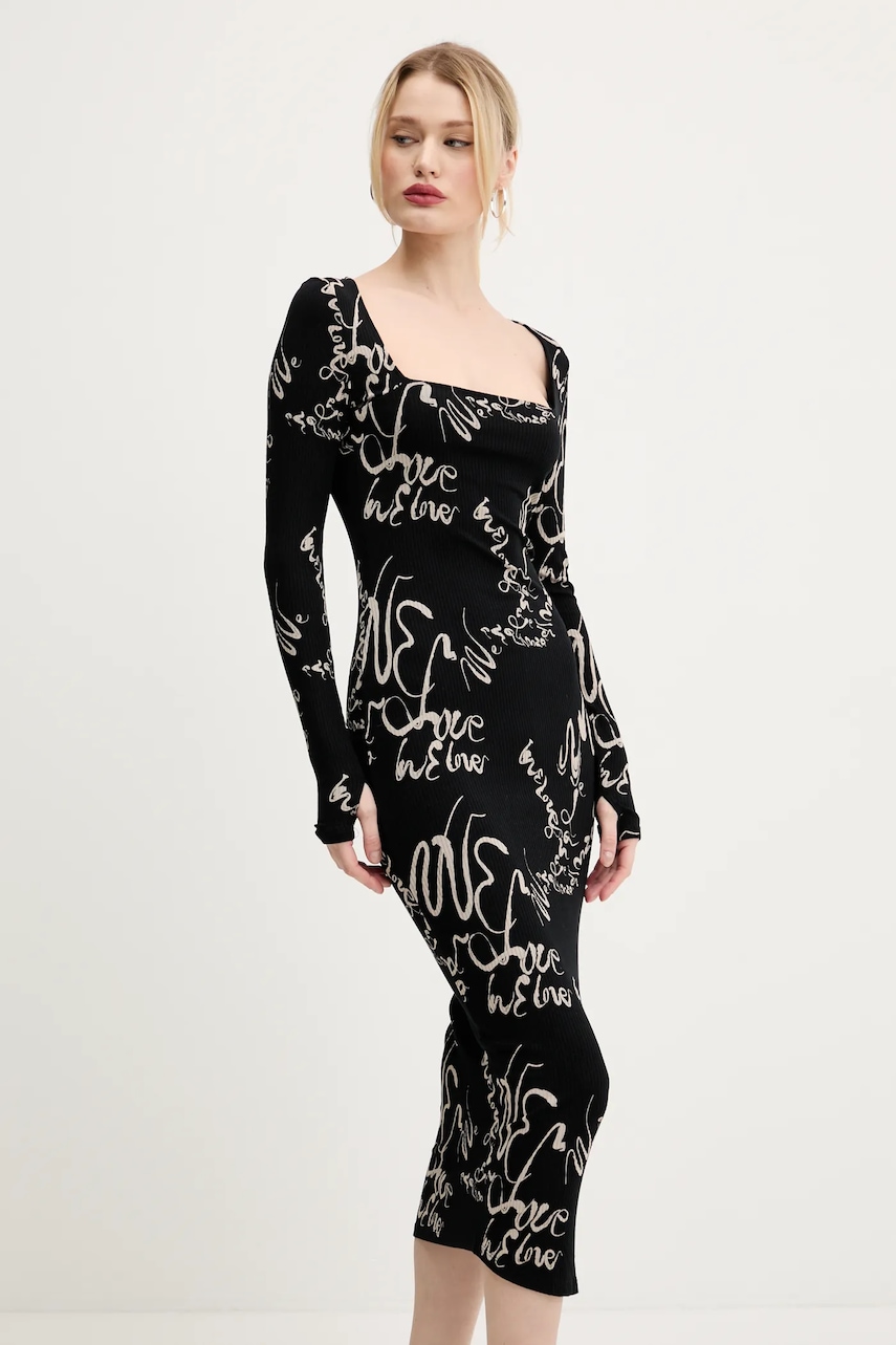Desigual rochie VALENCIA culoarea negru