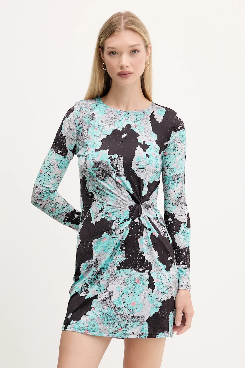 Desigual rochie WALL LACROIX culoarea negru