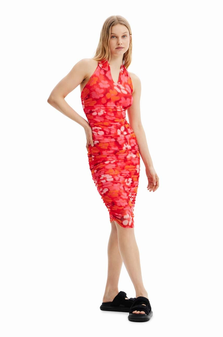 Desigual rochie culoarea rosu