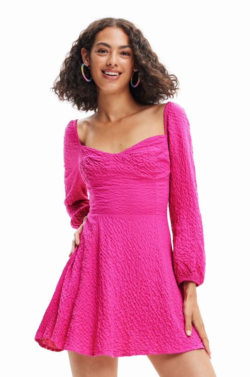 Desigual rochie culoarea roz