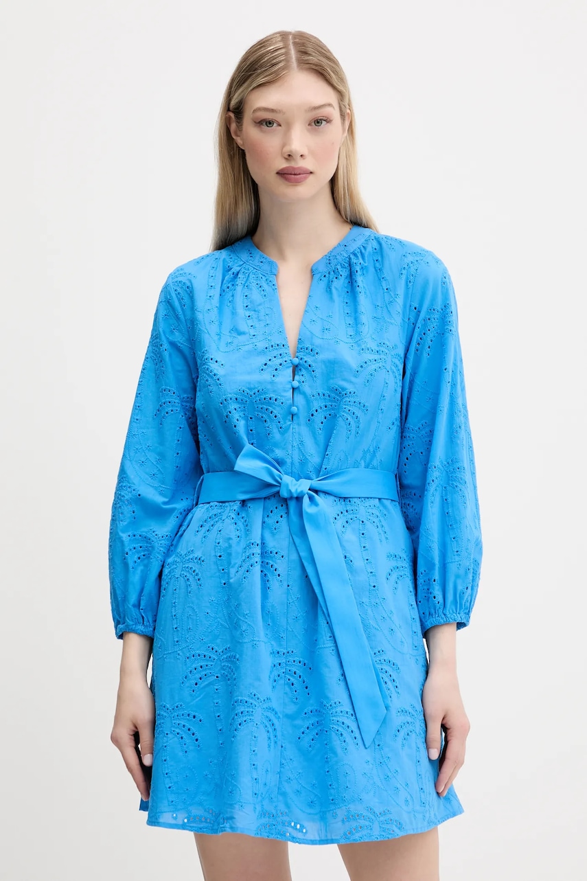 Desigual rochie din bumbac TOURS mini