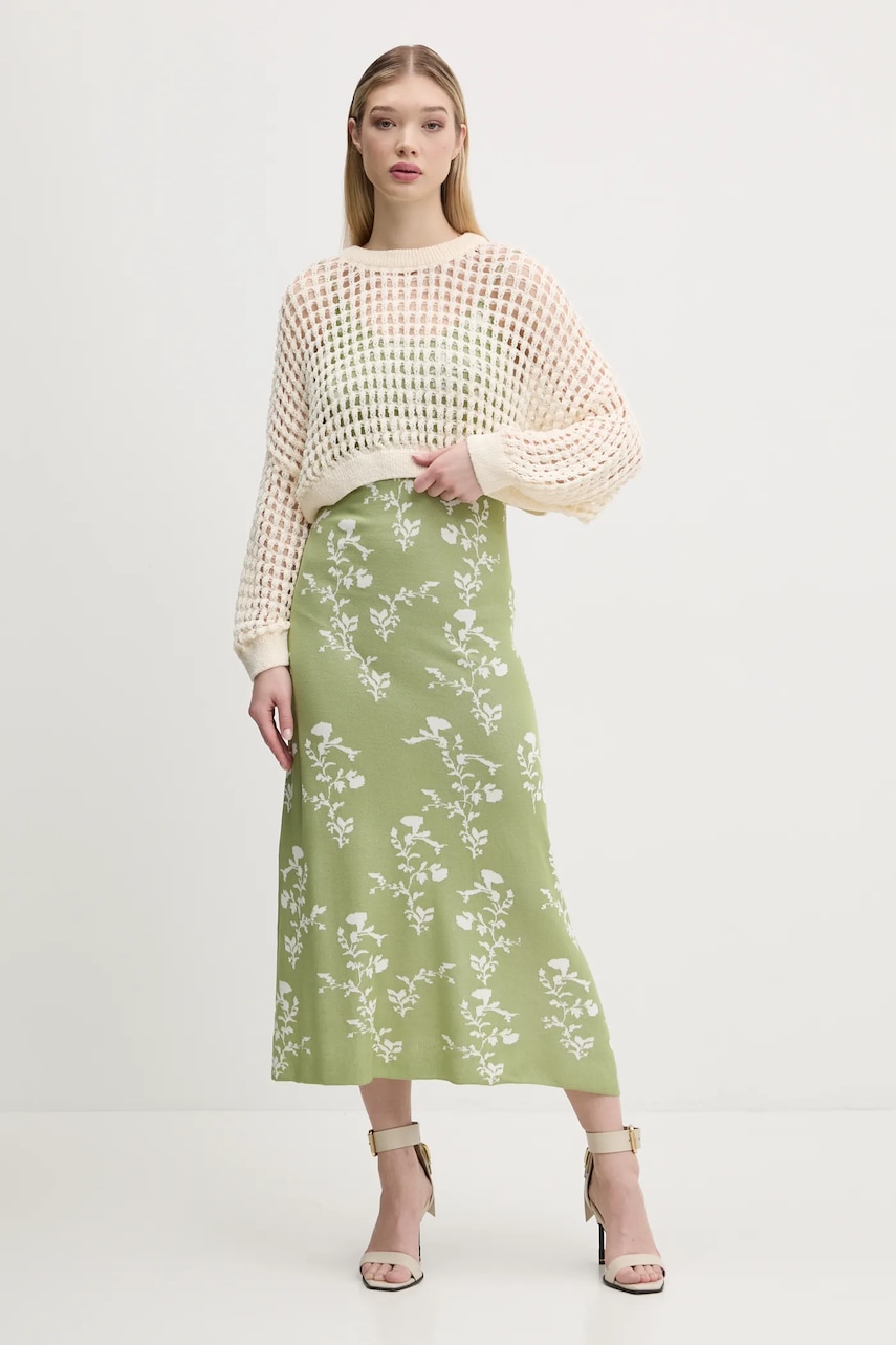Desigual rochie si pulover DANA culoarea verde