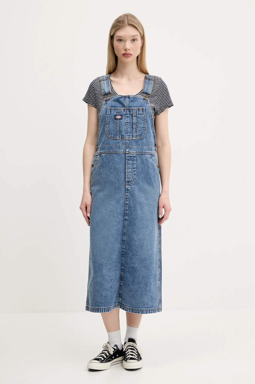 Dickies rochie din denim midi