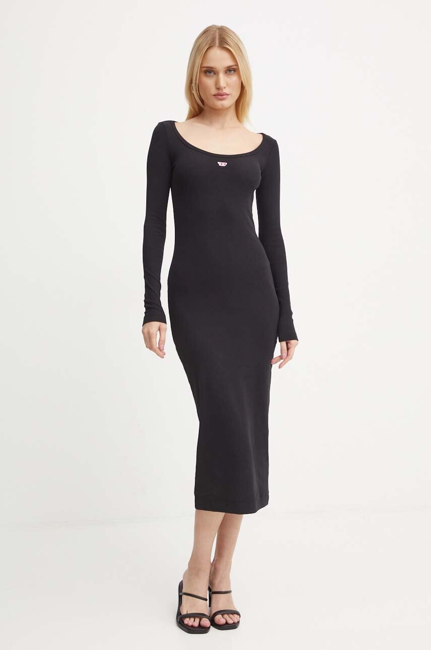 Diesel rochie D-BALLET-D culoarea negru