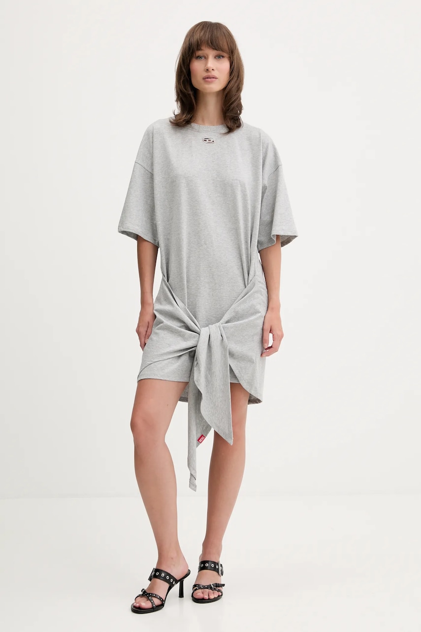 Diesel rochie D-EIVOR culoarea gri