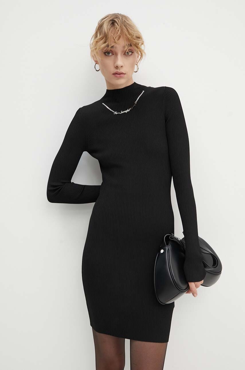 Diesel rochie M-ANGO-LS culoarea negru