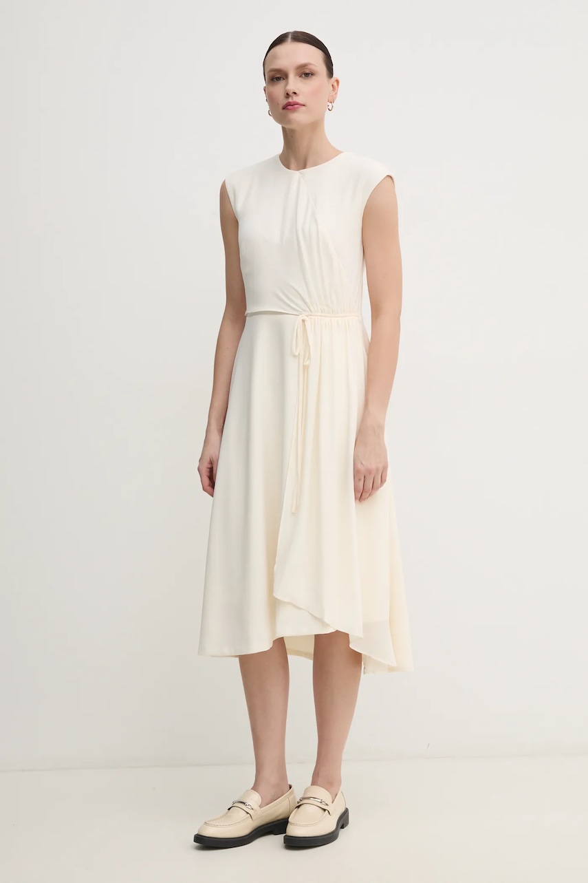 Dkny rochie culoarea bej