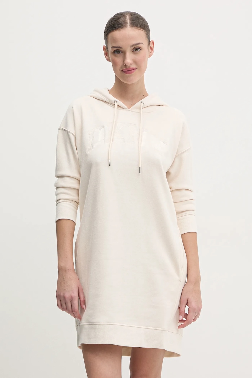 Dkny rochie culoarea bej