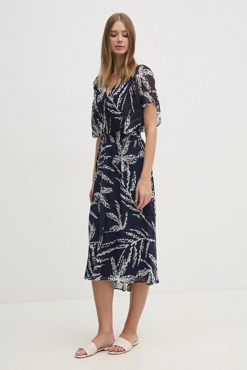 Dkny rochie culoarea bleumarin