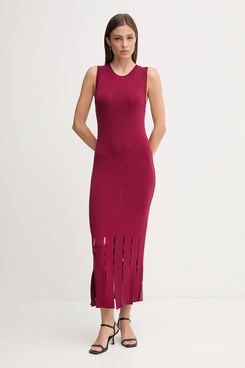 Dkny rochie culoarea bordo