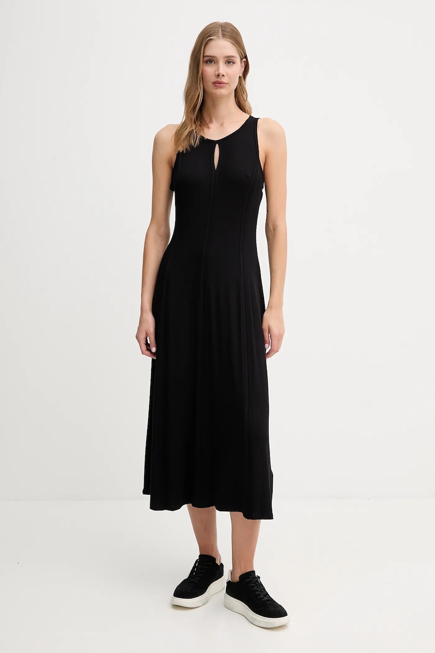 Dkny rochie culoarea negru