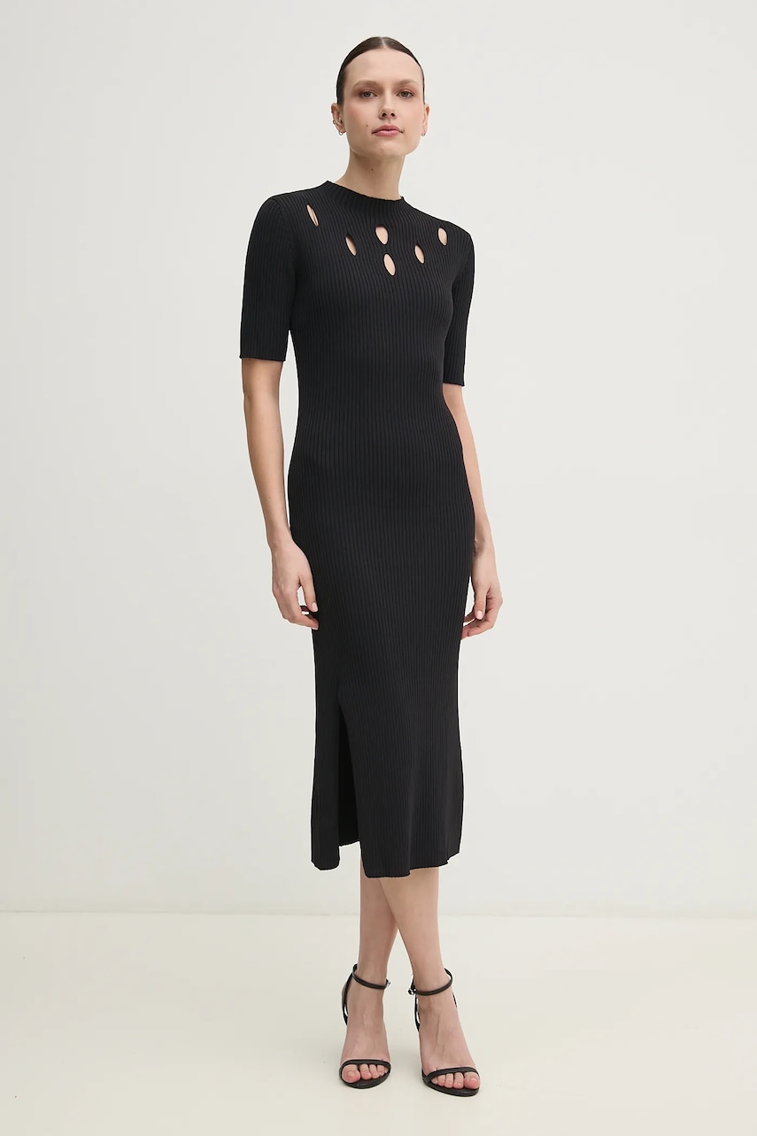 Dkny rochie culoarea negru