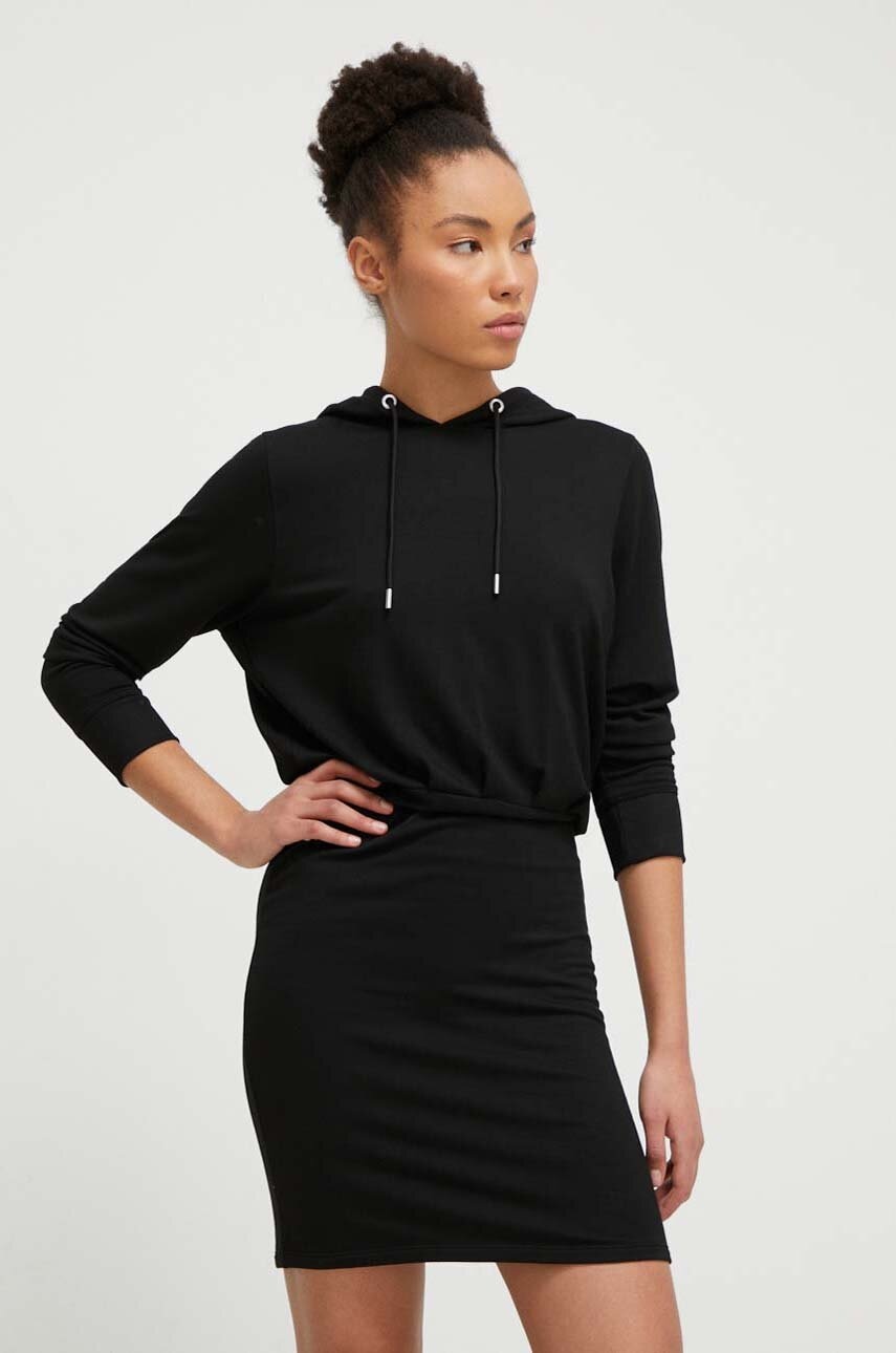 Dkny rochie culoarea negru