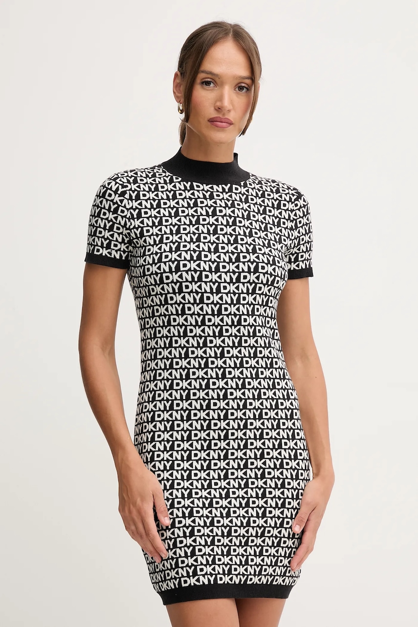 Dkny rochie culoarea negru