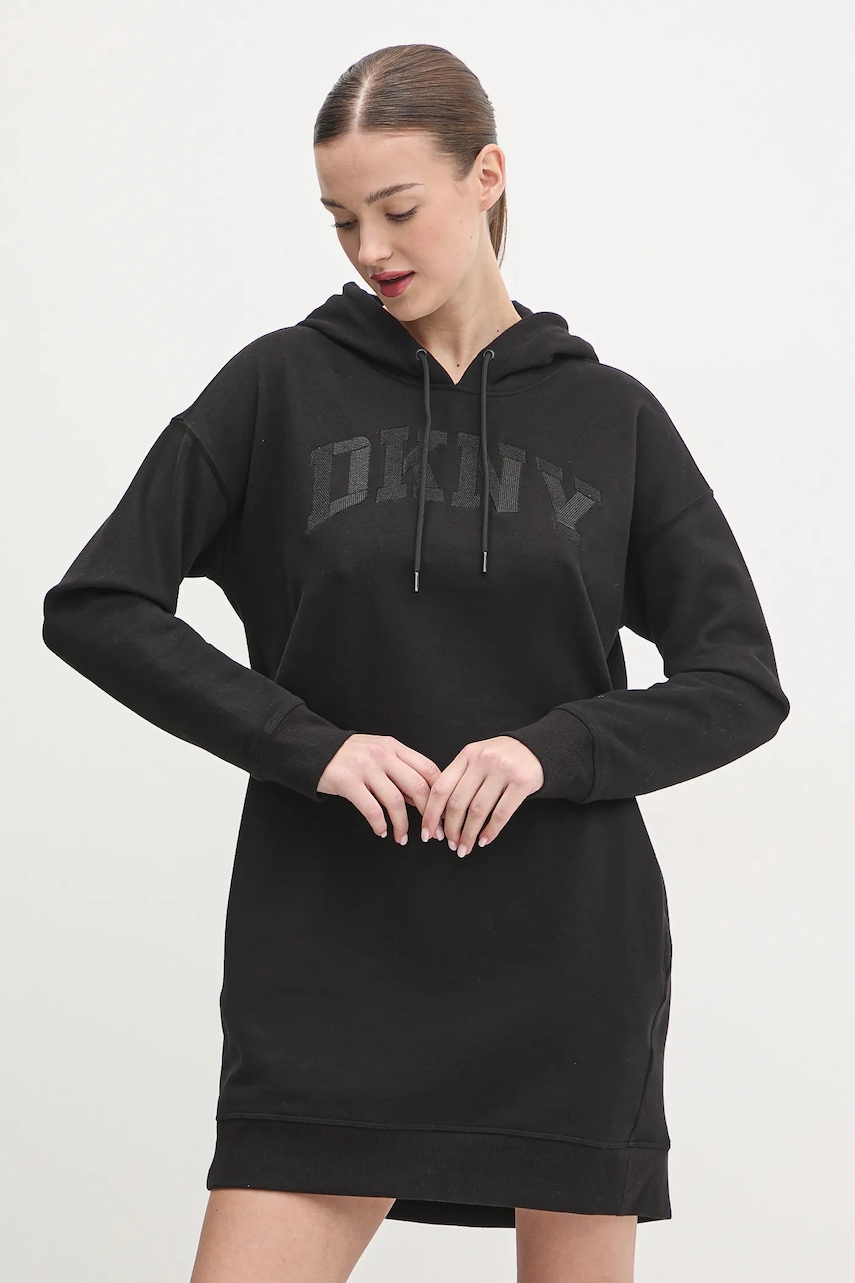 Dkny rochie culoarea negru