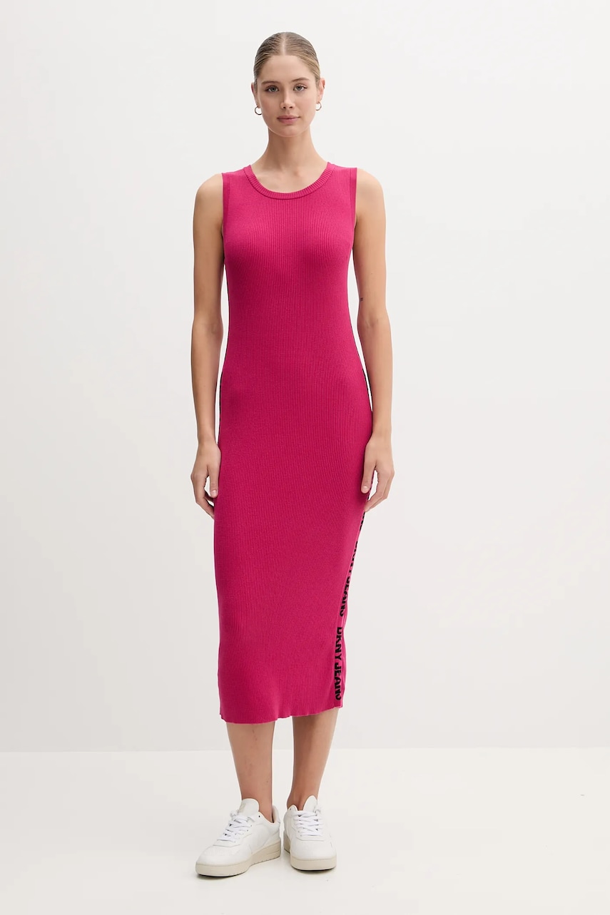 Dkny rochie culoarea roz