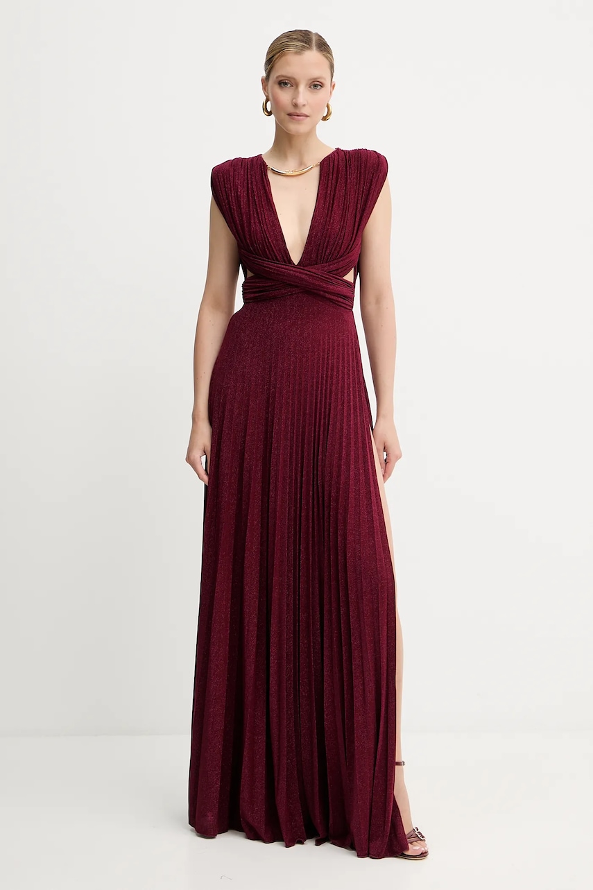 Elisabetta Franchi rochie culoarea bordo