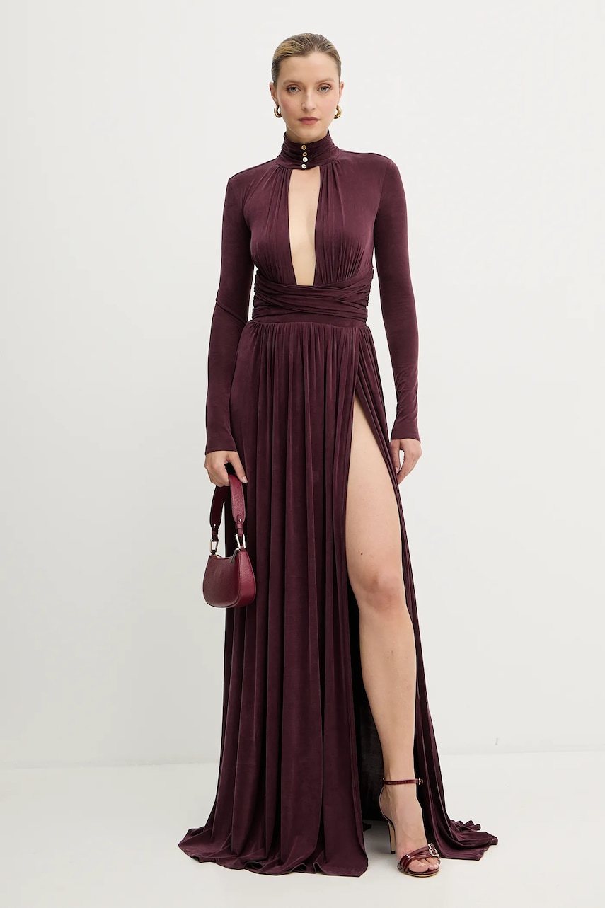 Elisabetta Franchi rochie culoarea bordo