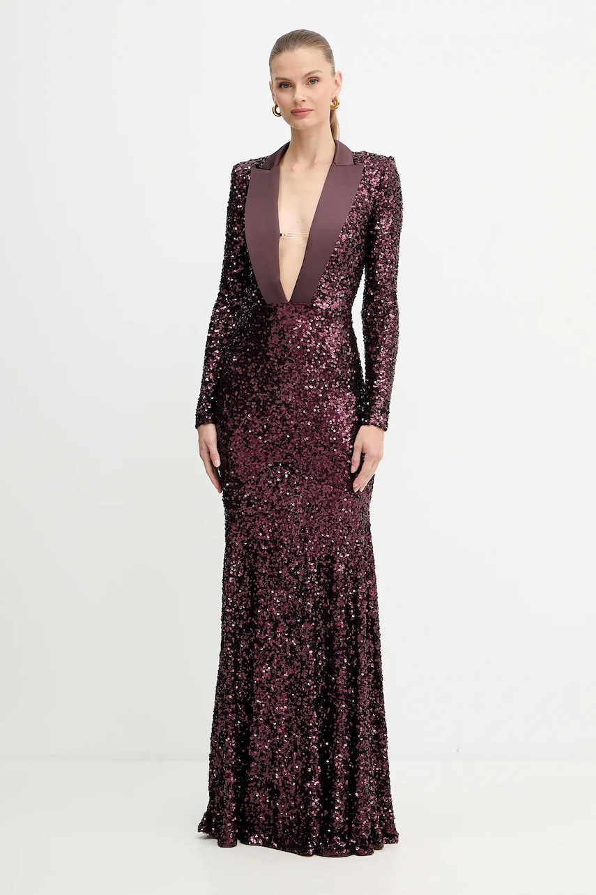 Elisabetta Franchi rochie culoarea bordo
